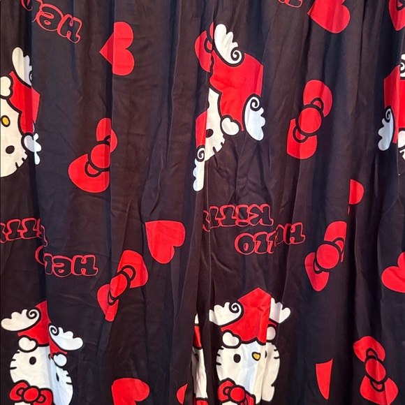 Hello Kitty Black and Red long sleeve Pajama Set - Picture 4 of 5